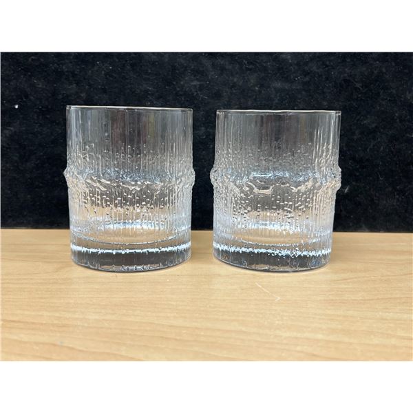2 ittalla Niva Whisky Glasses Tapio Wirkkala 3.25"