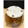 Image 6 : Artist Signed Studio Art Pottery Vessel / Planter Pot Approx: 8"T 7"W