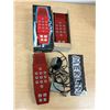Image 1 : 2 Merlin Electronic Wizard Games (one has damage) and 2 Adapters - not tested, see all photos