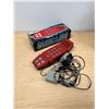 Image 7 : 2 Merlin Electronic Wizard Games (one has damage) and 2 Adapters - not tested, see all photos