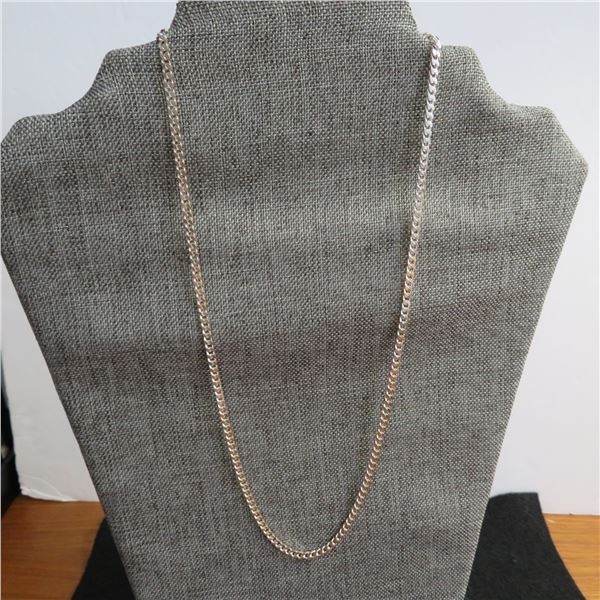 925 sturdy 20" chain.  Marked 925 Italy