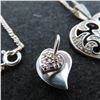 Image 10 : 925 chain with two heart pendants.  Perfect Mother's Day gift idea!  All marked 925