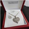 Image 14 : 925 chain with two heart pendants.  Perfect Mother's Day gift idea!  All marked 925