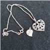 Image 7 : 925 chain with two heart pendants.  Perfect Mother's Day gift idea!  All marked 925