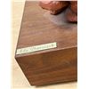 Image 8 : Edy Cherniack Terracotta Sculpture (Family Scene on Wooden Base) Base: 10x7" & 9.5"T