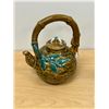 Image 2 : Large Vintage Woven Basket Design Teapot - Approx: 10"T 8.5"W