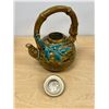 Image 6 : Large Vintage Woven Basket Design Teapot - Approx: 10"T 8.5"W