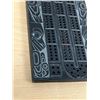 Image 2 : Canadian Handmade West Coast Haida Theme Cribbage Crib Board 11.5x4.75"