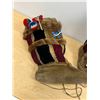 Image 8 : Leather Beaded with Fur Mukluks - foot approx: 9.75x3.75" & 12" tall (see all photos)