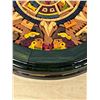 Image 3 : Handmade Wooden Inlaid Sun Calendar 10.25"