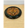 Image 7 : Handmade Wooden Inlaid Sun Calendar 10.25"