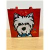 Image 1 : Marc Tetro (Montreal) Westie Dog Vinyl Tote Bag - Approx: 14.5"W 14.5"T