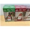 Image 2 : 4 New Sealed LED Holiday Figures