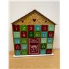 Image 1 : Large Wooden Advent Christmas Gift Calendar - Approx: 24"T 22"W