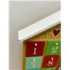 Image 5 : Large Wooden Advent Christmas Gift Calendar - Approx: 24"T 22"W