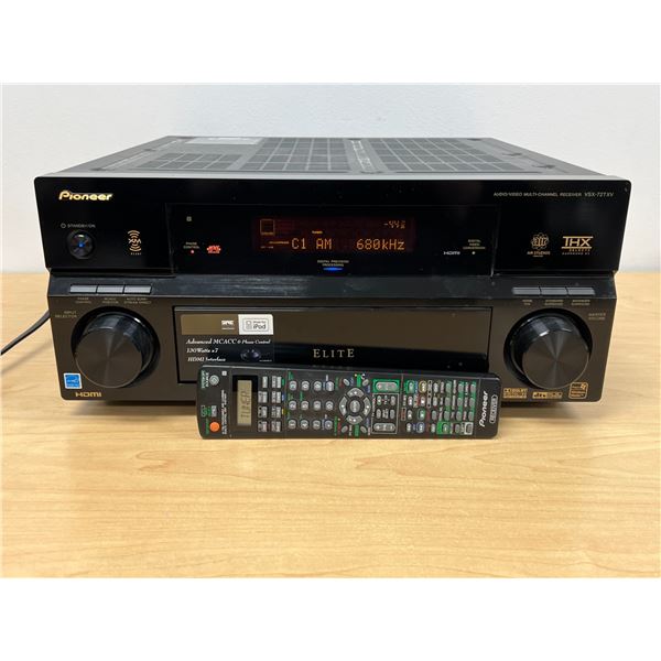 Pioneer Elite Audio / Video Multi-Channel Receiver w/remote VSX-72TXV - see photos, not tested