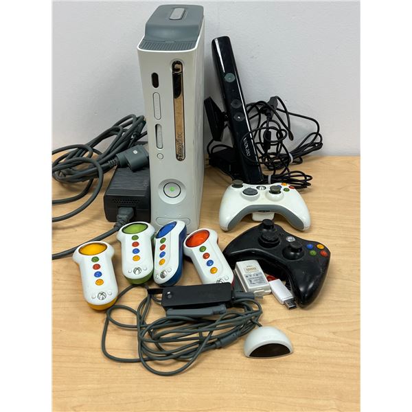 Microsoft XBOX 360 Bundle - see all photos, not tested