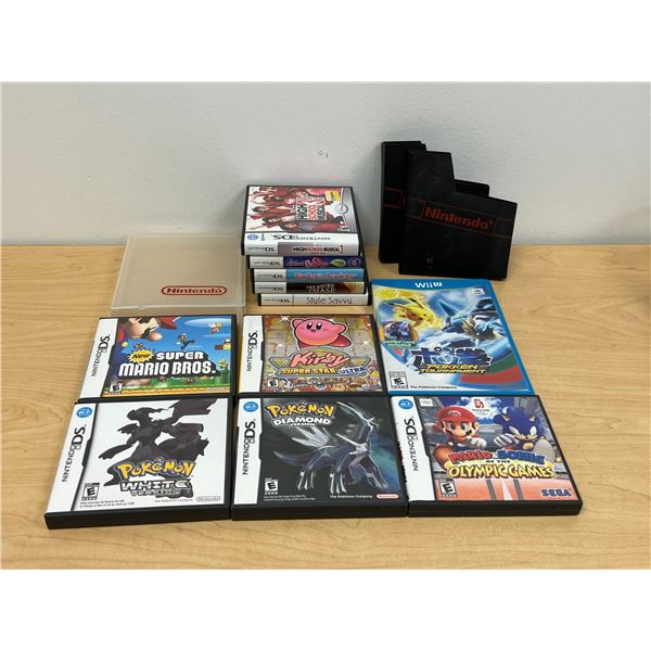 CASES & BOOKLETS ONLY - Various Nintendo - see all photos NO GAMES INCLUDED
