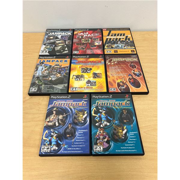 8 Complete Sony PlayStation 2 PS2 Jampack Games Jam Pack