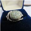 Image 1 : 925 Ring with green stone.  Very nice ring, approx size 8.  Marked 925