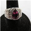 Image 3 : 925 Ring with pink stone - see description and photos