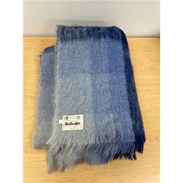 Scottish Mohair / Wool Throw Blanket - Approx: 48 x72"