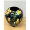 Image 2 : Artist Signed Art Pottery Vessel / Planter Pot - Approx: 8"W 8"T