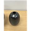 Image 5 : 2 Signed Studio Art Pottery Vessels / Vases - taller 6.5"