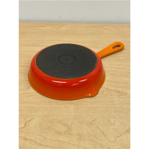 6.5" Le Creuset (France) Cast Iron Enamelled Skillet / Fry pan