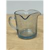 Image 2 : 2 Vintage Embossed Glass Tri-Spout Measuring Cups
