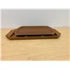 Image 4 : 2 Teak Wood Serving Trays - larger approx: 19.7 5x 9.75"