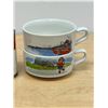 Image 3 : Vintage? 1999 Campbell's Cream of Celery Soup & 2 Handled Soup Bowls