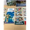 Image 3 : 6 Vintage B/A & ESSO & Chevron Canadian Folding Travel Maps With Jasper Pamphlet