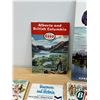 Image 5 : 6 Vintage B/A & ESSO & Chevron Canadian Folding Travel Maps With Jasper Pamphlet