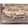 Image 2 : Kim Murray Chevrolet Corvette 50th Anniversary Wall Art - Approx: 20.25x19.5"