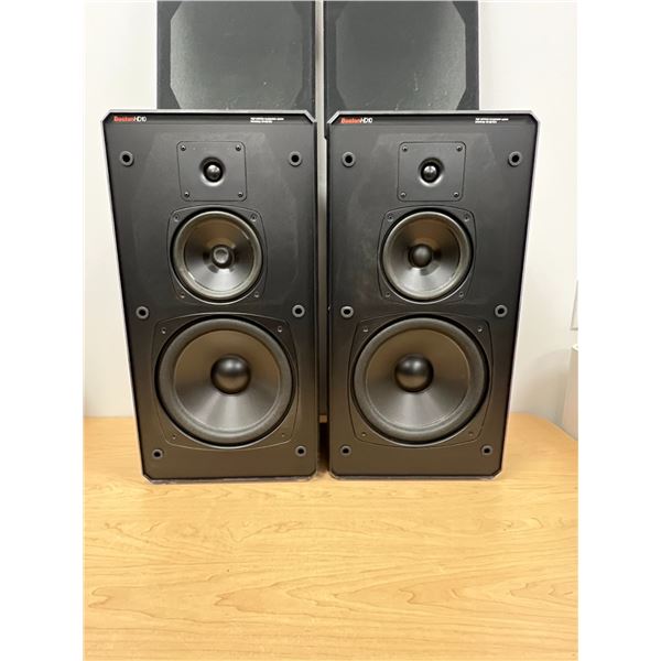 Boston Acoustics HD10 Speakers - 12.5x9.75 & 24.5"T See all photos, not tested