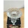 Image 4 : Swedish Olympic Torch Candle Holder with box and paper - Orrefors Approx: 4.5"W 4.75"T