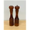Image 1 : 12" Baribocraft Wooden Pepper Mill and Salt Shaker