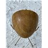 Image 3 : Vintage Original Fiberglass Bullet / Cone Planter On Tripod Base Approx: 15.5"W 30"T