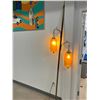 Image 1 : Vintage Tension Pole Floor to Ceiling Lamp - works, see photos