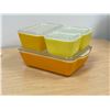 Image 1 : Pyrex Daisy Citrus Fridge Set - Complete Set With Lids - nice set