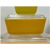 Image 3 : Pyrex Daisy Citrus Fridge Set - Complete Set With Lids - nice set