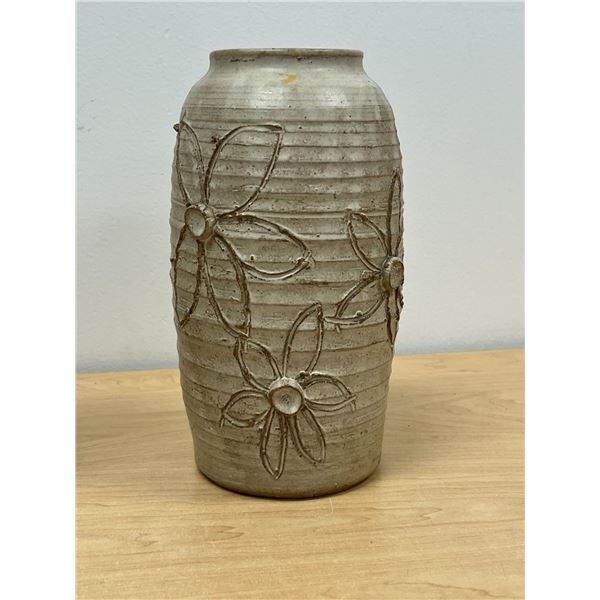 Artist Signed Studio Art Pottery Vase / Planter Pot - Approx: 10.25"T 6"W - see all photos