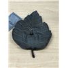 Image 1 : George Carruth Cast Iron Metal Smiling Leaf Face 7.25 x 5"
