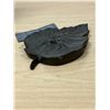 Image 4 : George Carruth Cast Iron Metal Smiling Leaf Face 7.25 x 5"