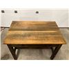 Image 5 : Antique Oak Library Desk - Approx: 40 x 26 & 29"T