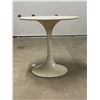 Image 2 : Mid Century Metal Tulip Base Table - Smaller - Approx: 29.5"W 29"T (see photos)