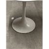Image 3 : Mid Century Metal Tulip Base Table - Smaller - Approx: 29.5"W 29"T (see photos)