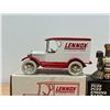 Image 2 : 2 Metal Coin Banks - One Lennox Truck and one Train Engine - see all photos