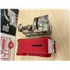 Image 4 : 2 Metal Coin Banks - One Lennox Truck and one Train Engine - see all photos